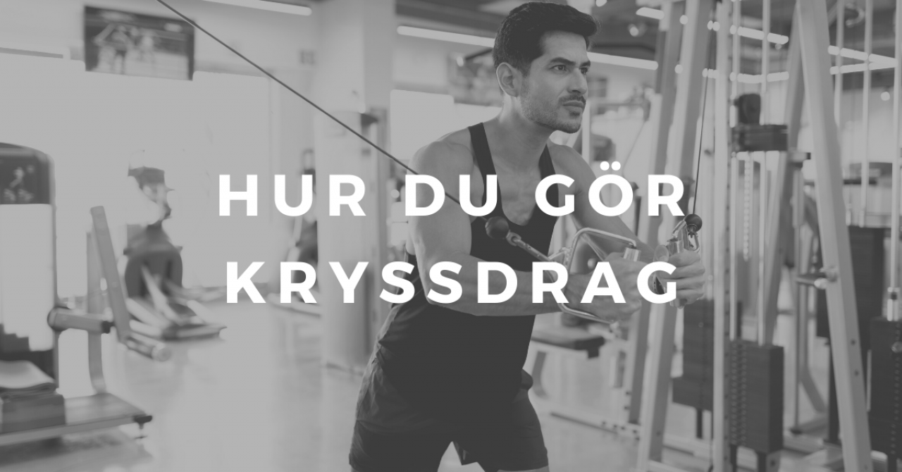 hur du gör kryssdrag